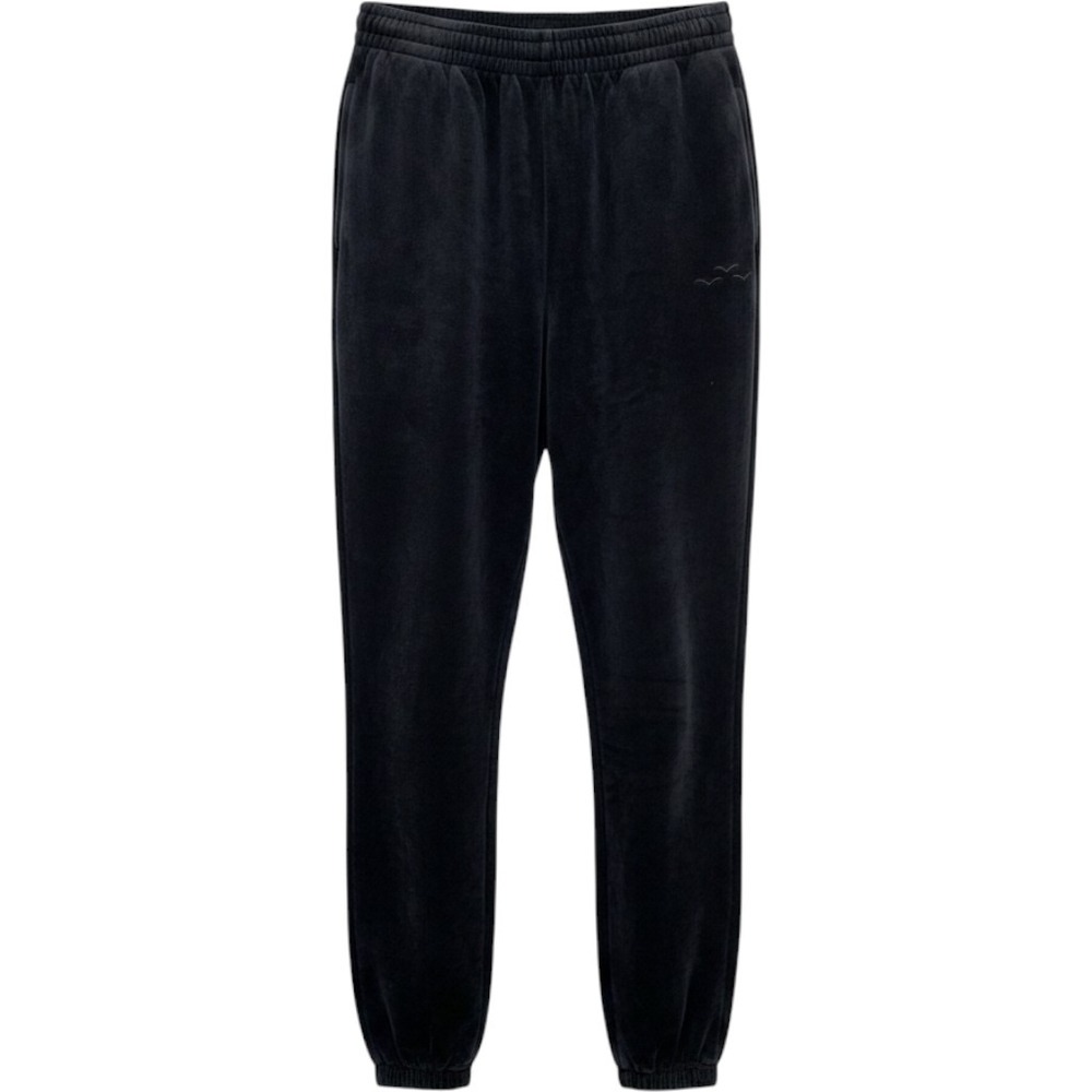 Lazypants Joggers Womens S Black Excellent Velour Velvet Sweatpants Bird Logo
